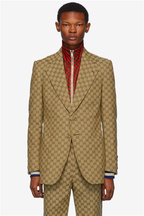 gucci suit black|designer gucci suits for men.